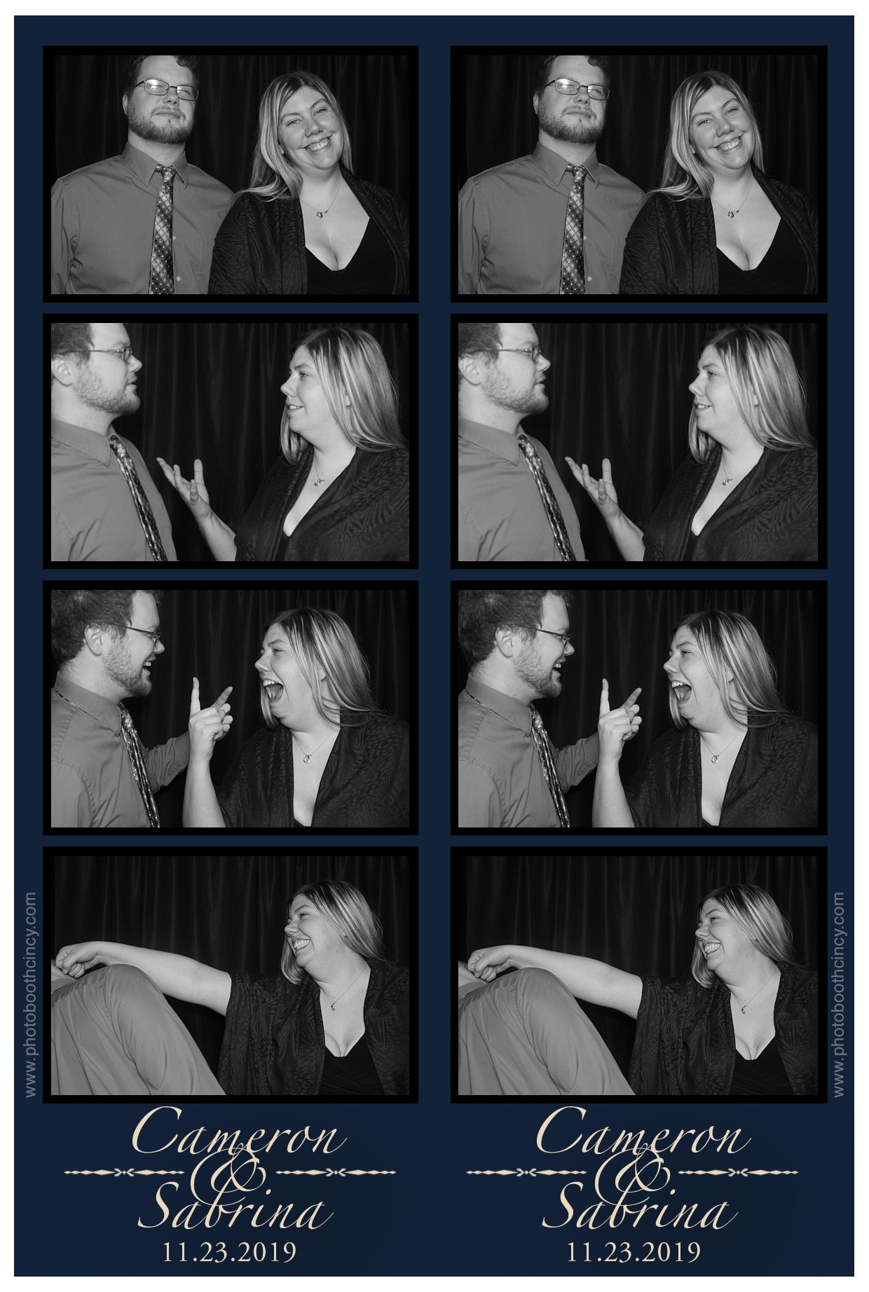 Cameron & Sabrina | View more photos from the event at gallery.photoboothcincy.com/u/PhotoBoothCincy/Cameron-Sabrina